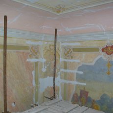 4. Hynčina 2012. Stav po pačokování tmelů. Zodpovědný restaurátor, Mgr.D.Rohlík